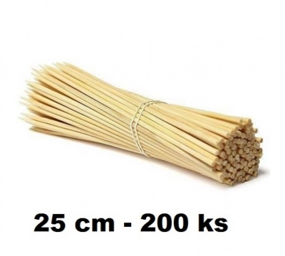 Špajdle 25 cm - 200 kusov